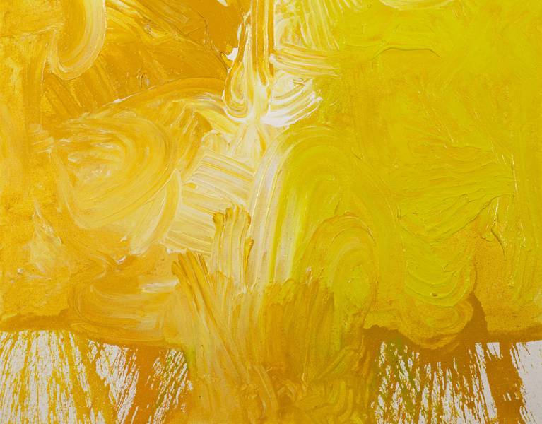 Hermann Nitsch, Öl auf Jute, 200 x 150 cm, 2015. Foto: Manfred Thumberger