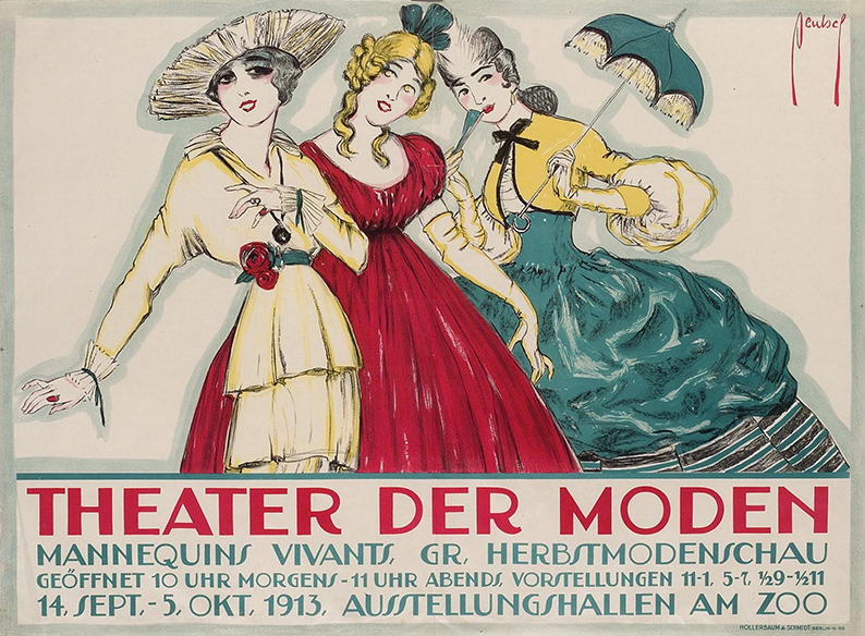 Ernst Deutsch-Dryden, Theater der Moden, Berlin, 1913 © MAK