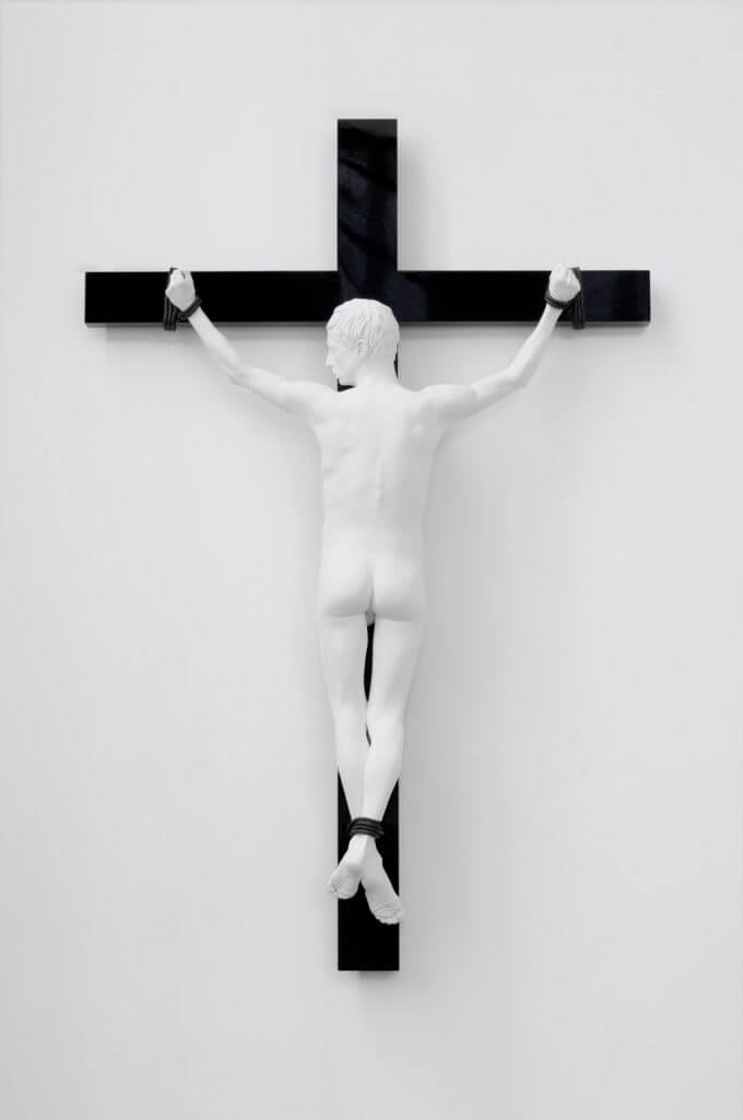 Elmgreen & Dragset, Reversed Crucifix, 2016, Courtesy of Galerie König, Berlin.