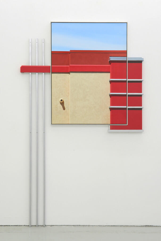 Johannes Kersting: 'Red Stripe (extended)', 2018