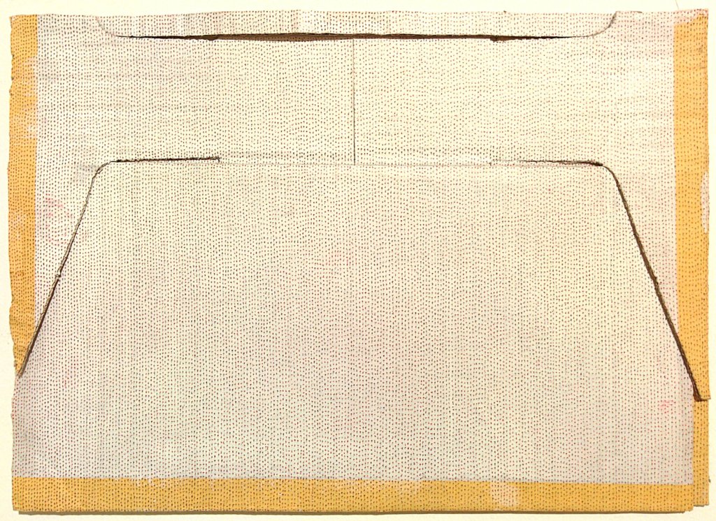Johannes Regin: Ohne Titel, 2020, Bleistift, Fineliner auf Karton, 21 x 29,7 cm.