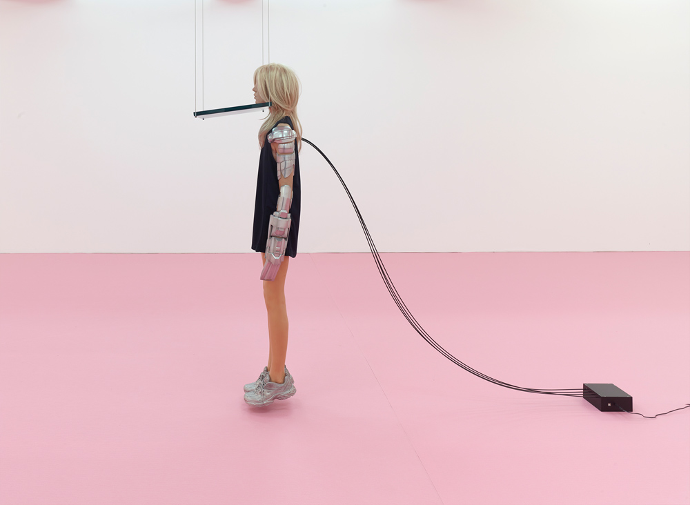 Andro Wekua, 'Anruf', 2016, installation view, Kölnischer Kunstverein. Photograph: Simon Vogel. 