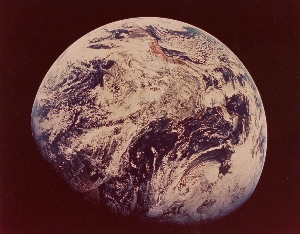 N.A.S.A. "Apollo 8: Entire Western Hemisphere" © NASA.