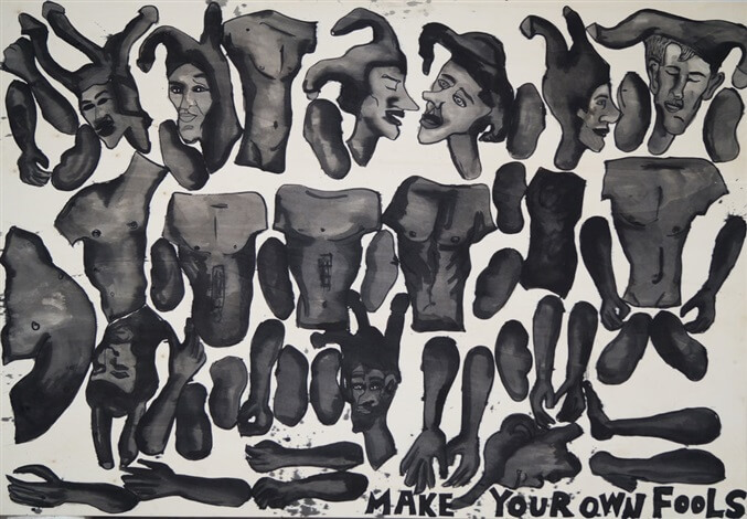 Erez Israeli: Make your own Fools, 2015, © Galerie Crone