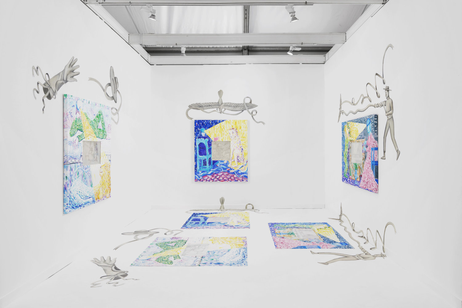 Einblick in den Booth der Galerie sanstitre2016