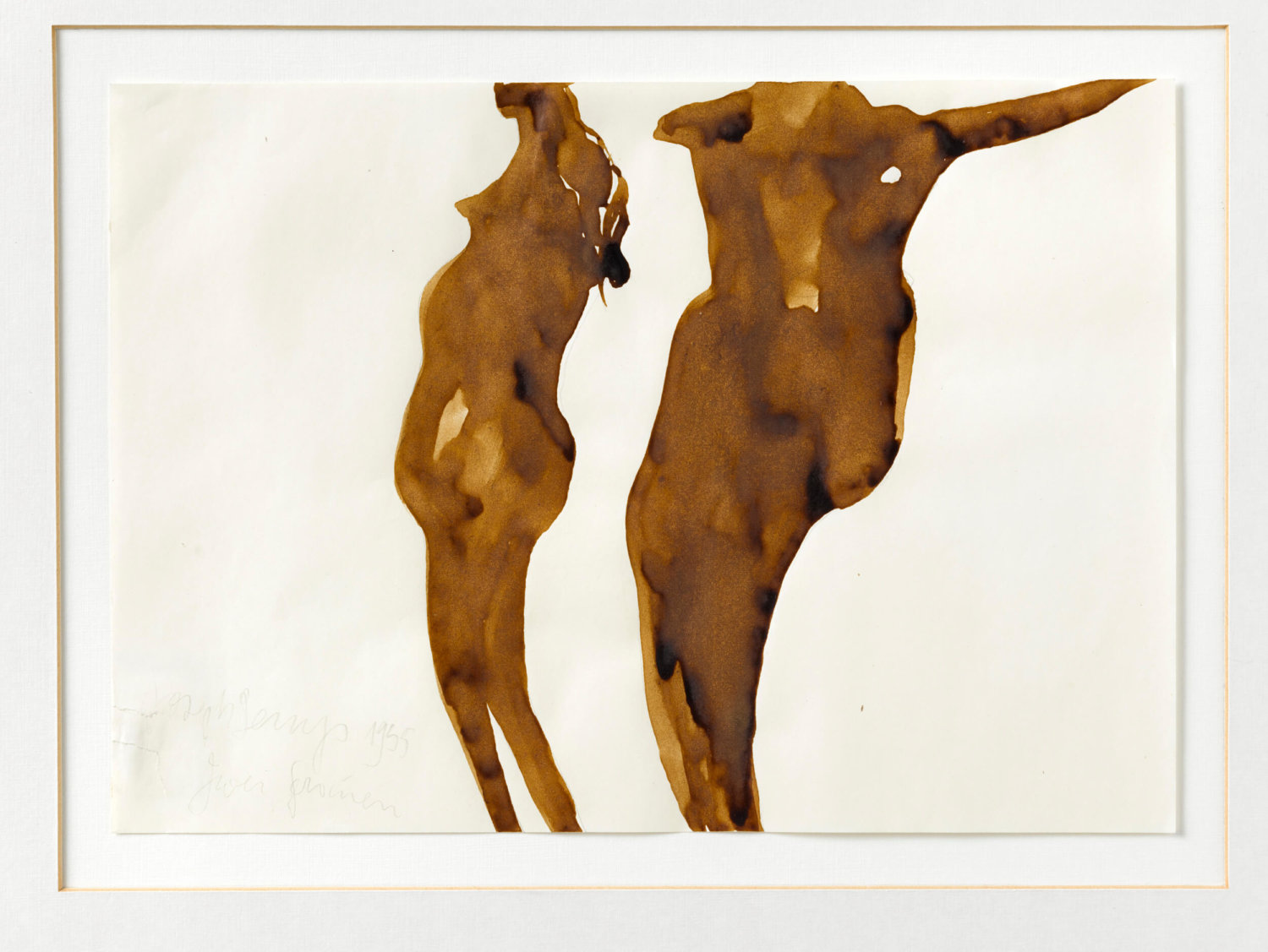 Joseph Beuys, Zwei Frauen, Zeichnung, Venedig Biennale 2022