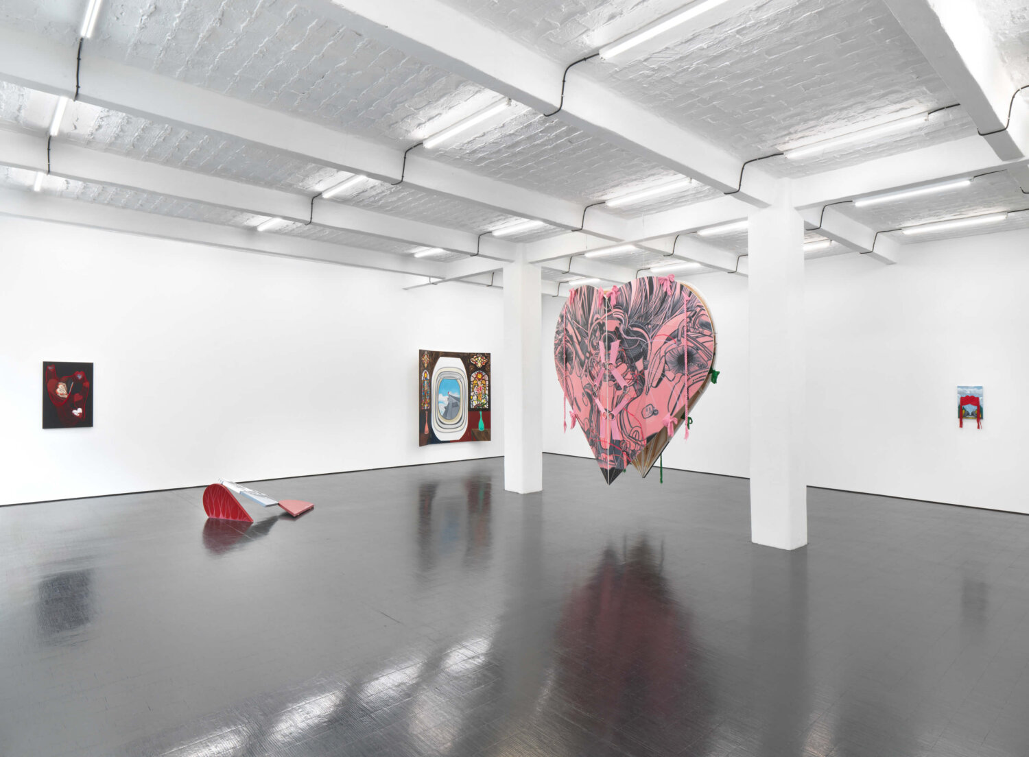 Frieda Toranzo Jaeger, Heart Core, Installation view, Galerie Barbara Weiss, Berlin